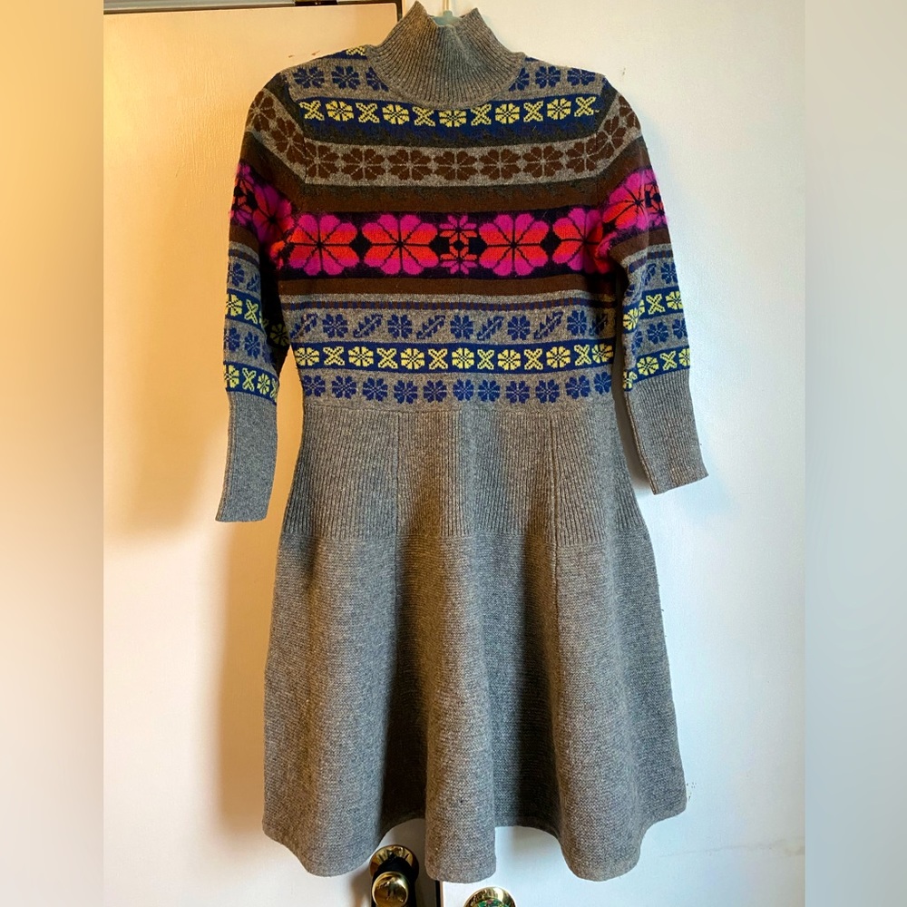 MODA international lambs wool sweater dress